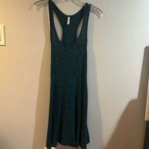 Mudd size medium tank dress green and black distressed